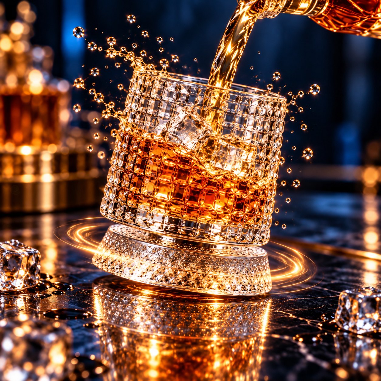 Pour it on the move